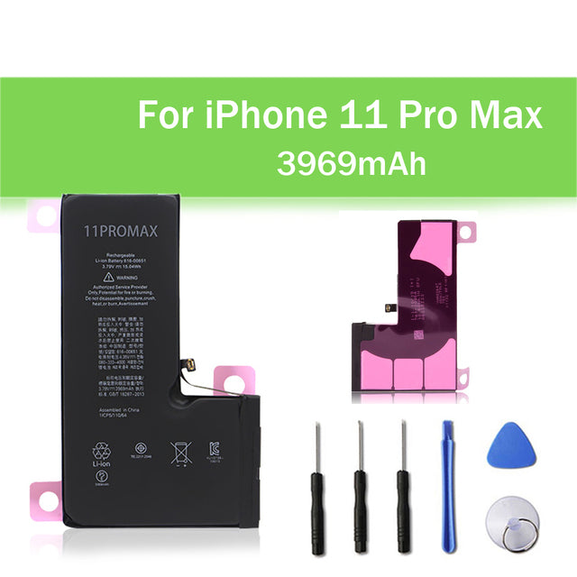 Batterie de remplacement pour iPhone 11 Pro Max, 3969 mAh Batterie de remplacement pour iPhone 11 Pro Max, 3969 mAh